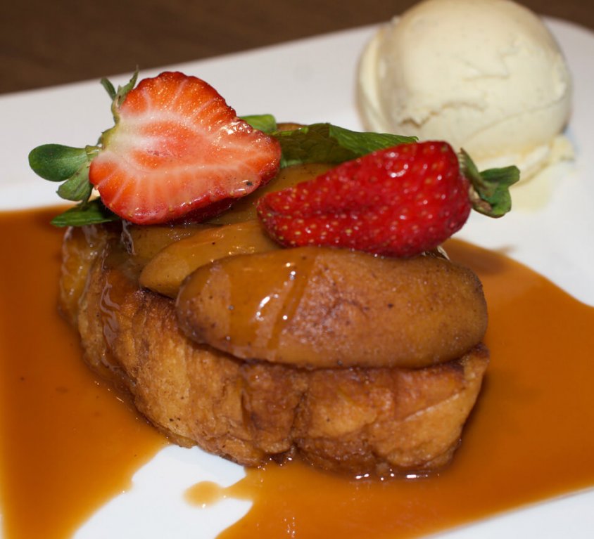 Brioche de pain perdu au pommes